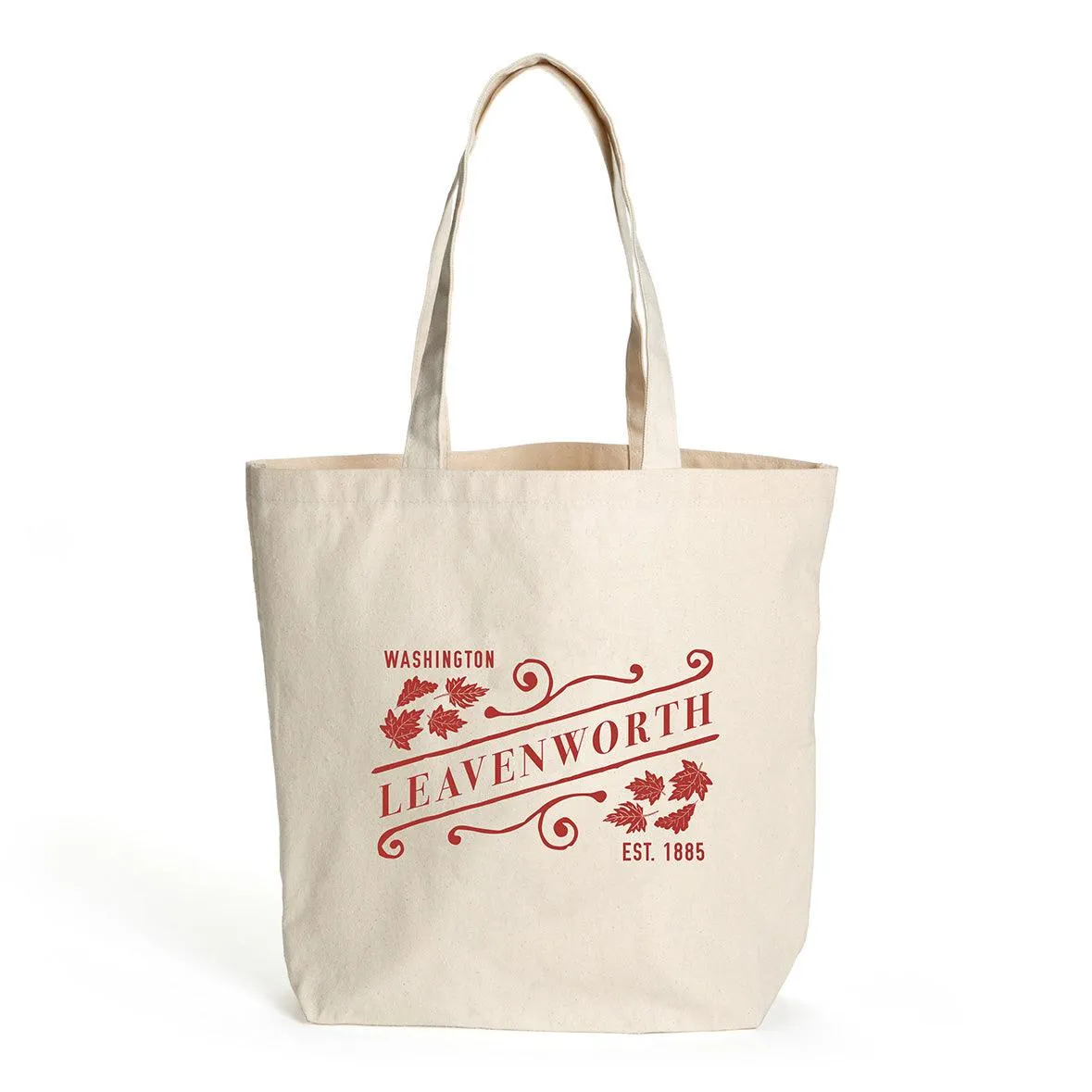 10 Oz. Natural Canvas Market Tote Printed with a Customizable SLANT Design