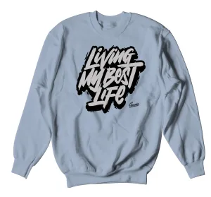 700 Hospital Blue Living Life Sweater