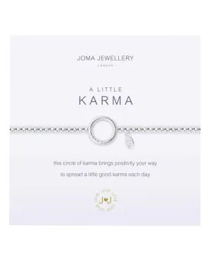 A Little Karma Bracelet in Silver