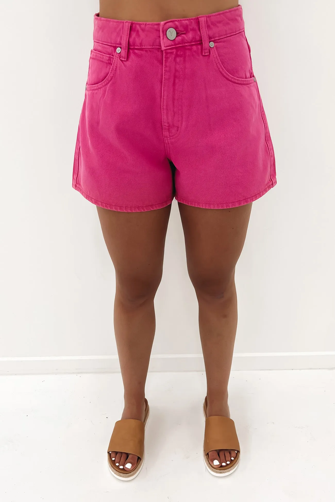 A Venice Short Super Pink Stoned