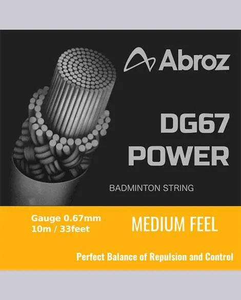 Abroz DG67 (UK) Badminton Racket String