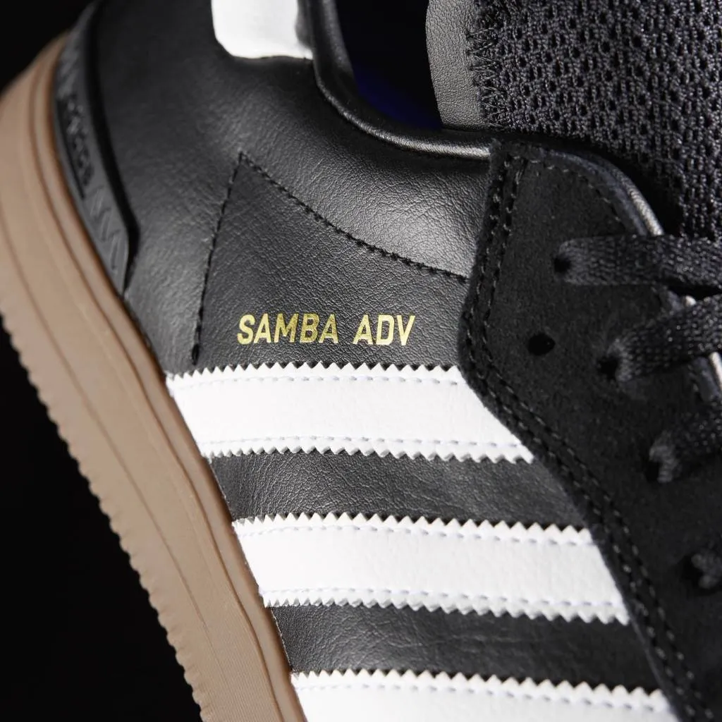 ADIDAS SAMBA ADV BLACK / WHITE / GUM