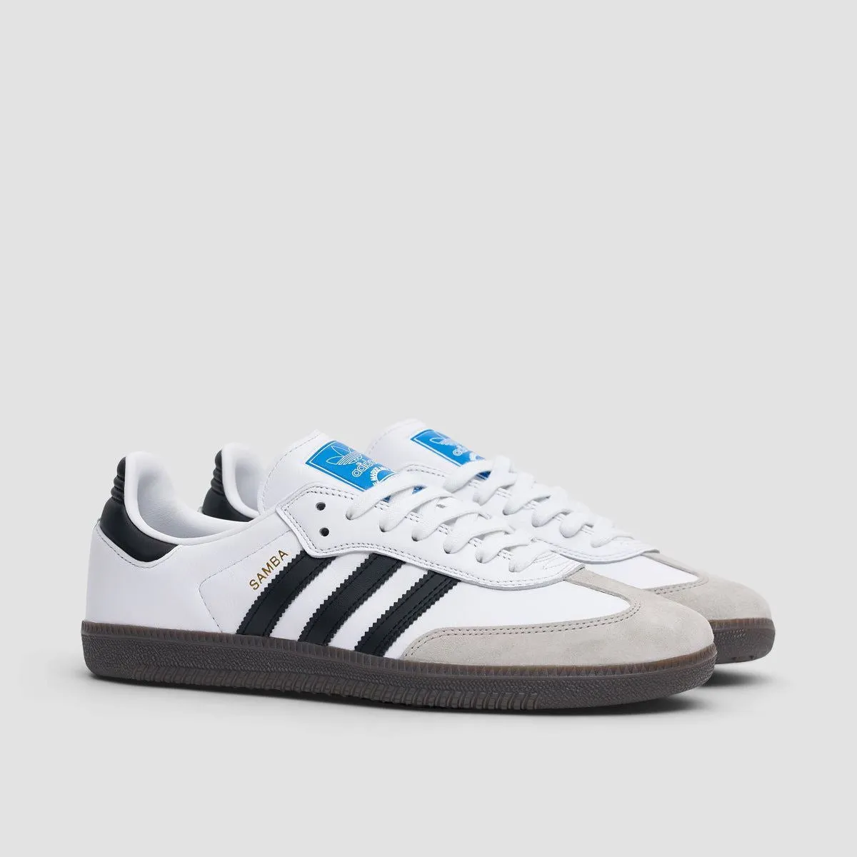 adidas Samba Adv Shoes - Footwear White/Core Black/Gum5