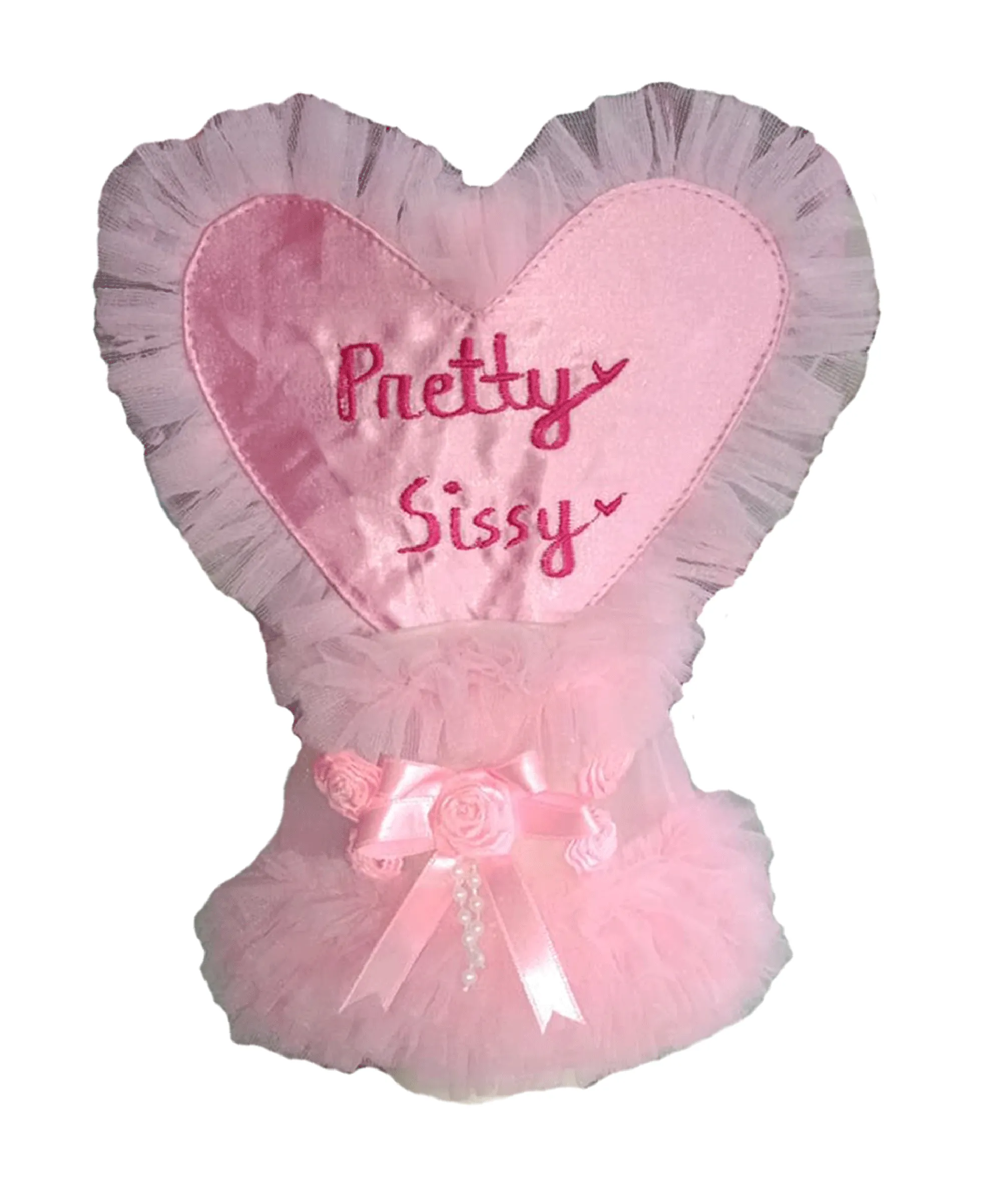 Adult Frilly Willy Lace Pouch, Men's Sissy Pee Wee Chastity Cover, Baby Sissy Dress Up Bonnet Pochette