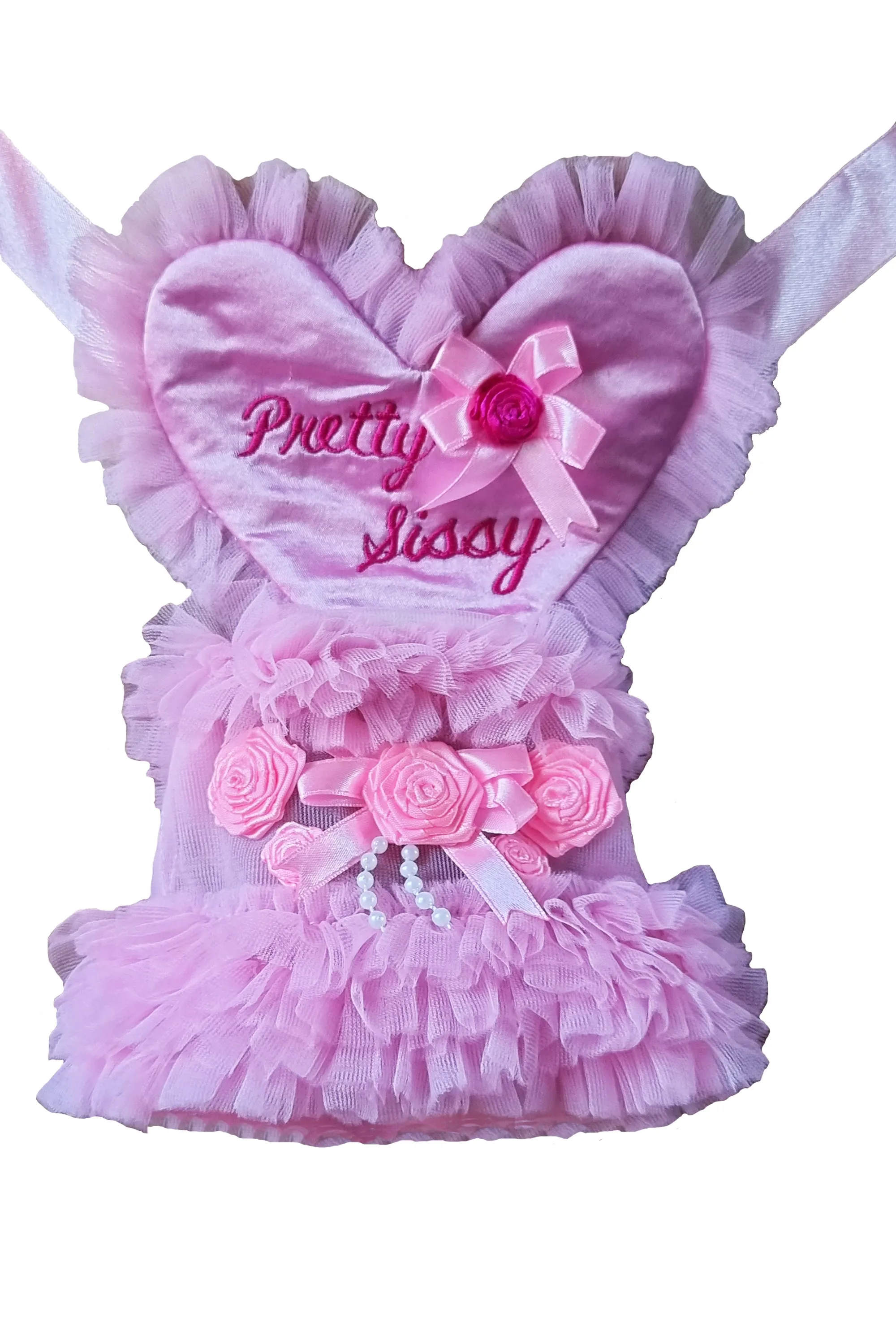 Adult Frilly Willy Lace Pouch, Men's Sissy Pee Wee Chastity Cover, Baby Sissy Dress Up Bonnet Pochette