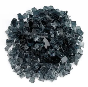 AFG - 1/2" Gray Fire Glass - 10LB Jar