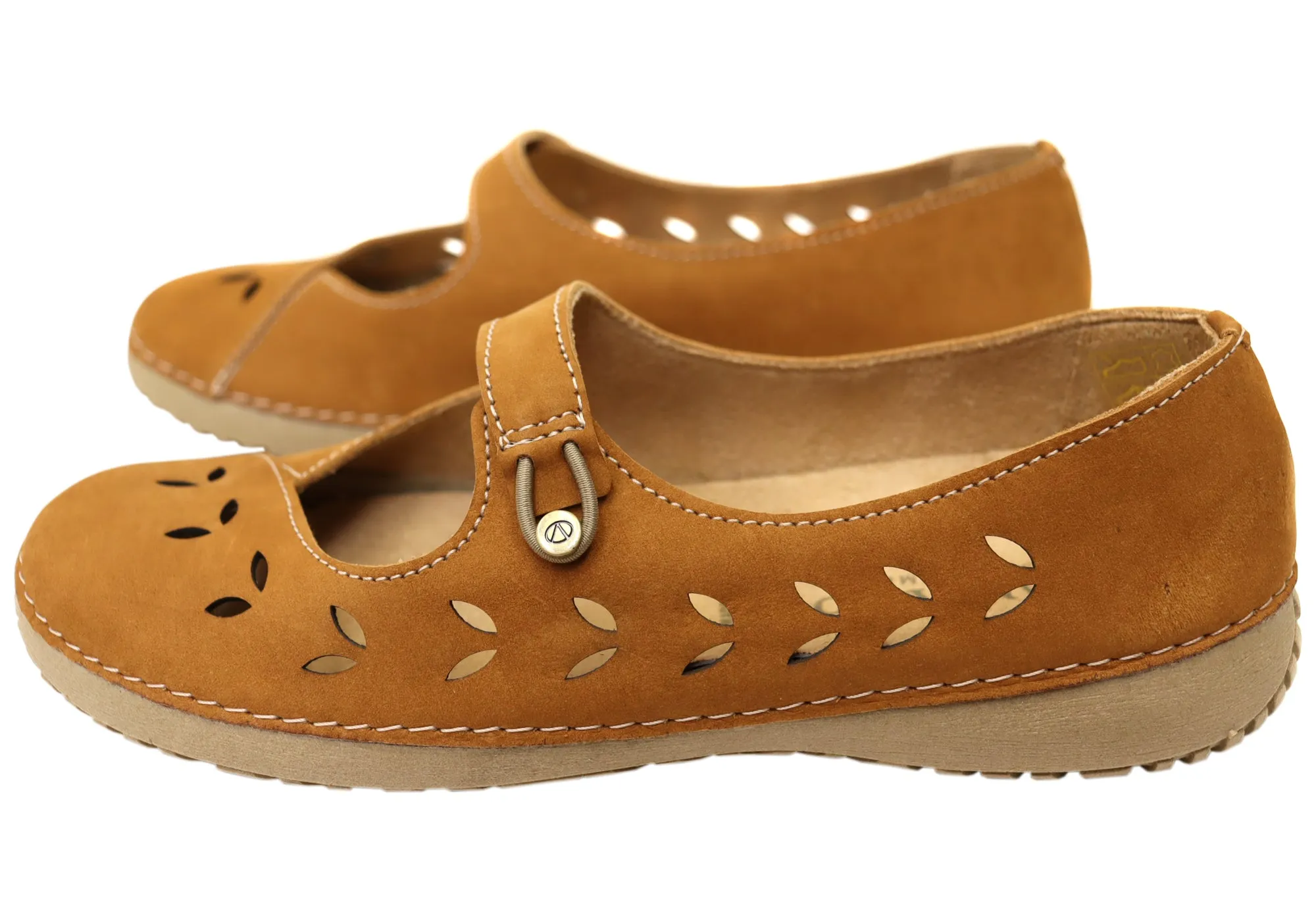 Andacco Kezia Womens Comfortable Leather Shoes Made In Brazil