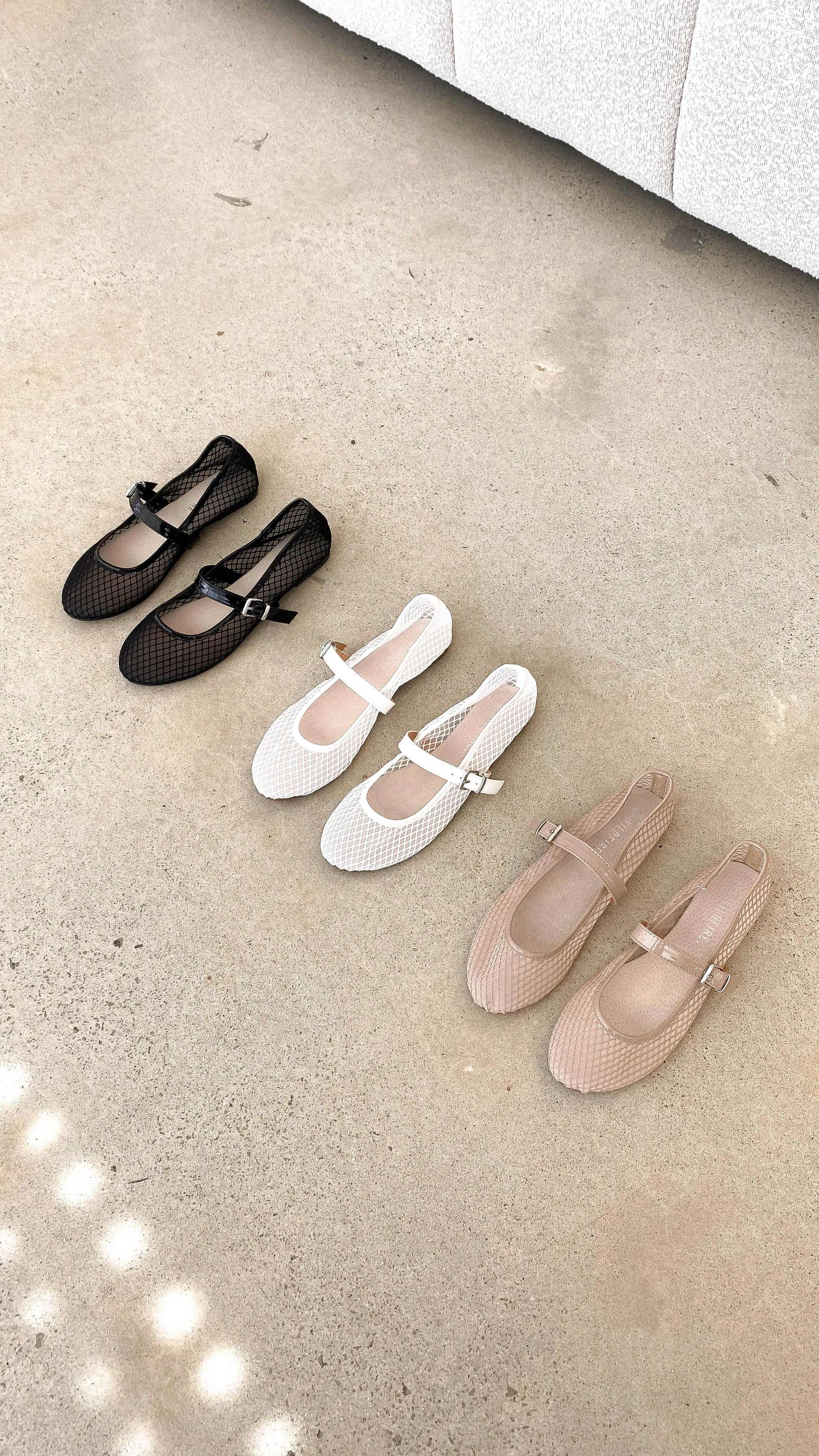 Andesine Ballet Flat - White