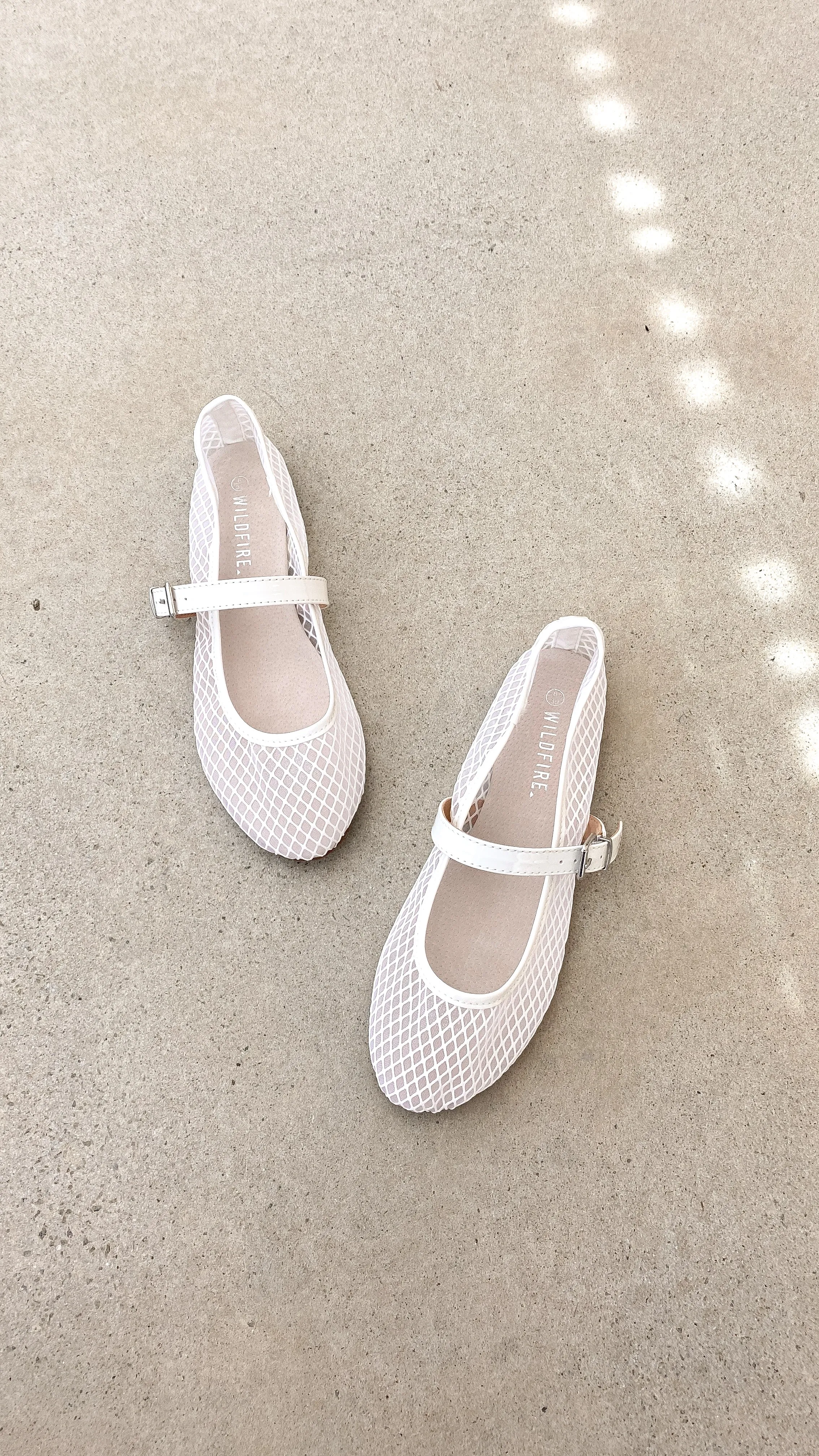 Andesine Ballet Flat - White