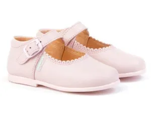 Angelitos - Girls Pink Leather Mary Jane Style Shoes