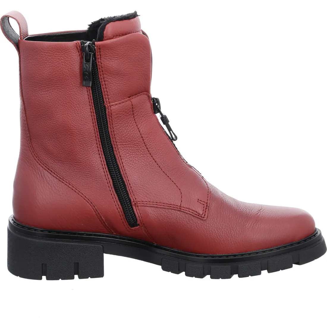 Ara Dover Ladies Zip Trim Biker Boot