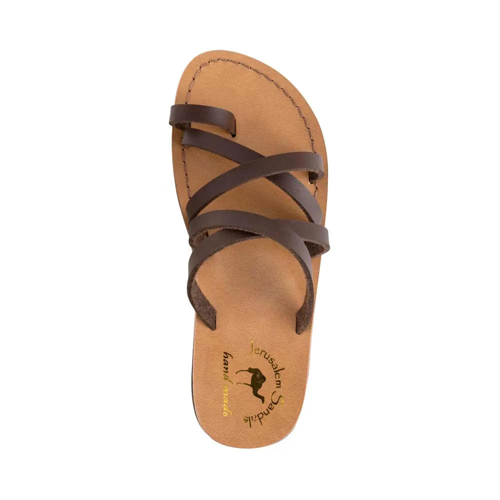 Ariel Vegan - Leather Alternative Sandal | Brown