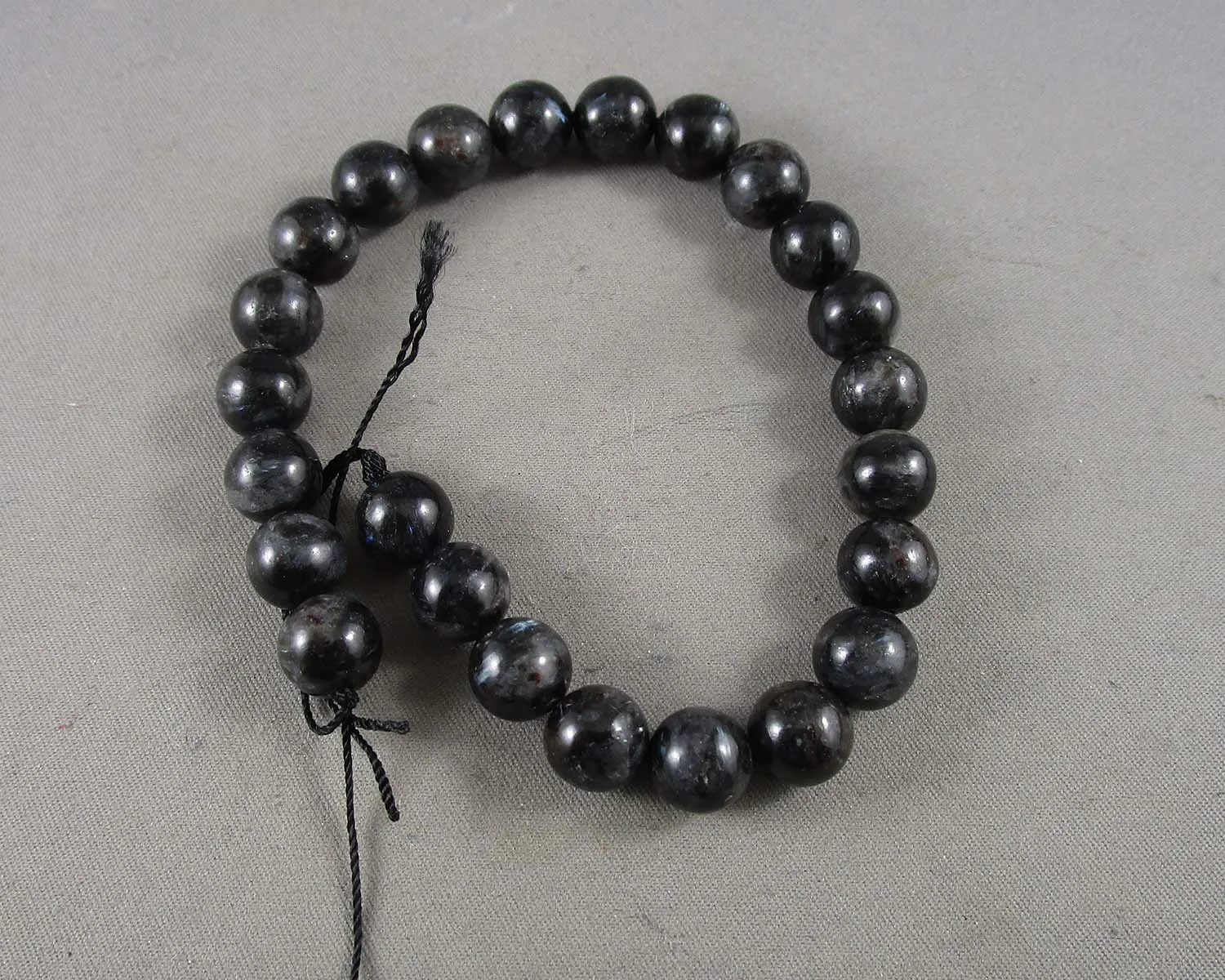 Astrophyllite Beads Round 8mm 7.5" Strand (C068)