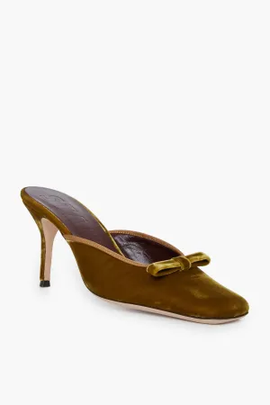 Avocado Karine Velvet Heels