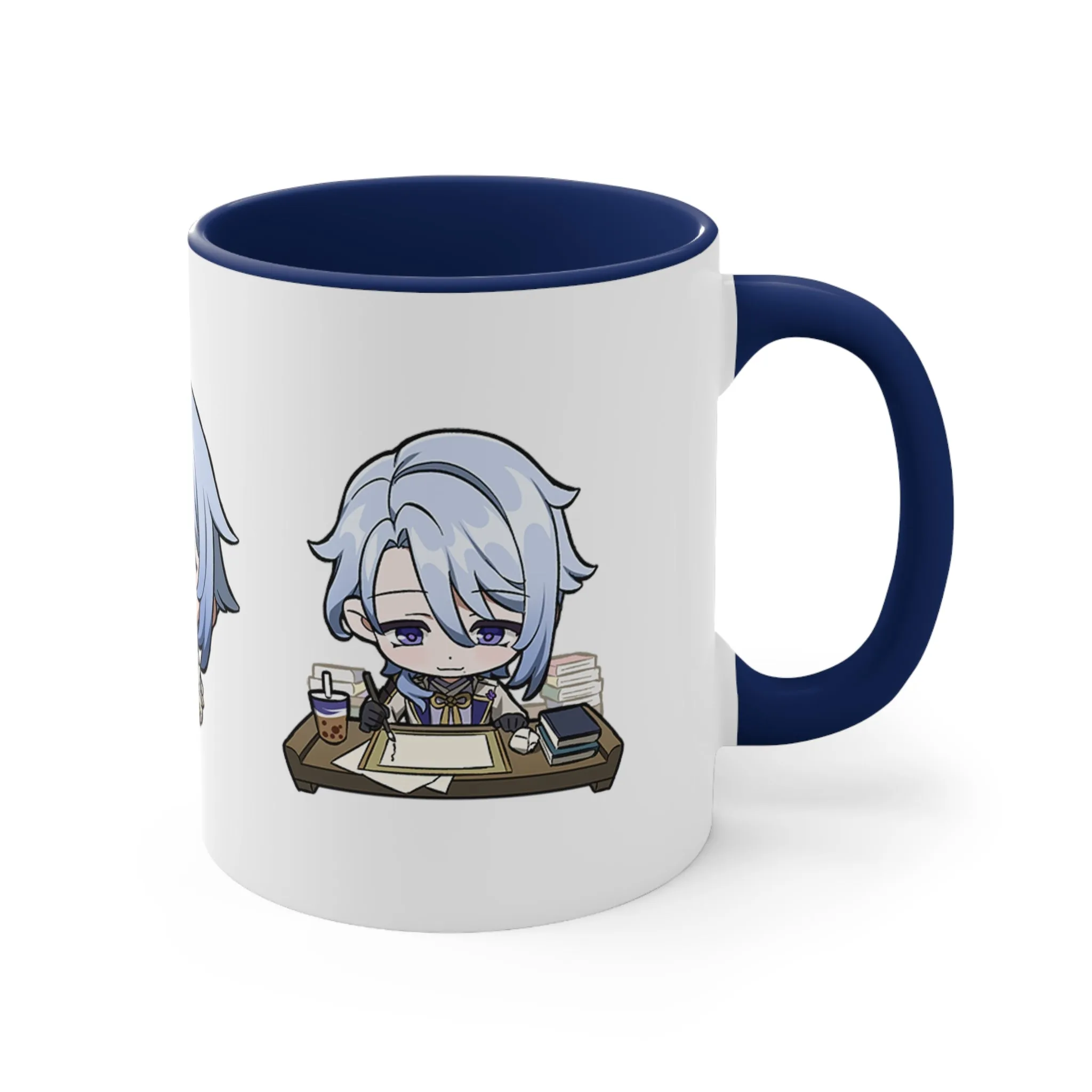 Ayato Genshin Impact Accent Coffee Mug, 11oz Cups Mugs Cup Gift For Gamer Gifts Game Anime Fanart Fan Birthday Valentine's Christmas