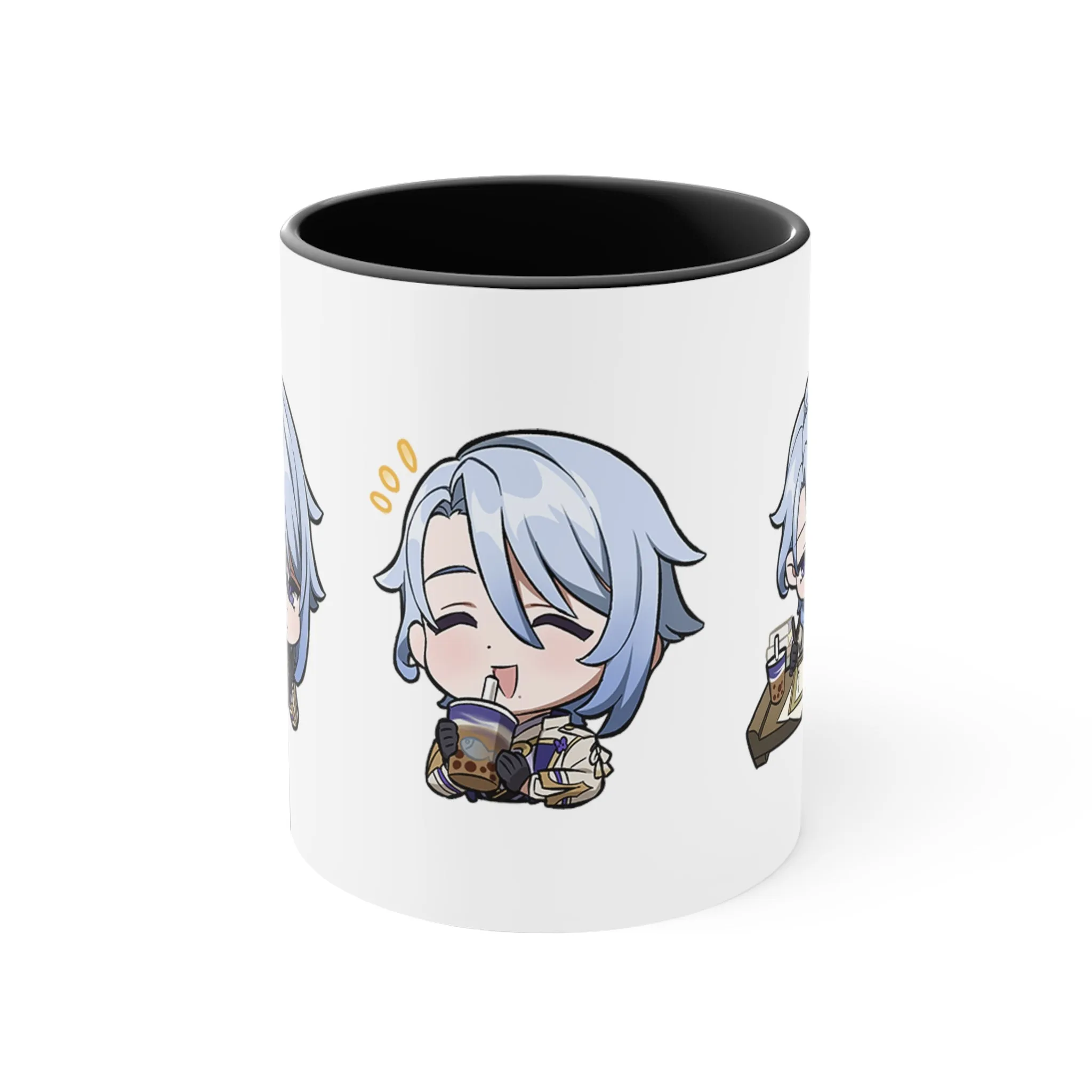 Ayato Genshin Impact Accent Coffee Mug, 11oz Cups Mugs Cup Gift For Gamer Gifts Game Anime Fanart Fan Birthday Valentine's Christmas