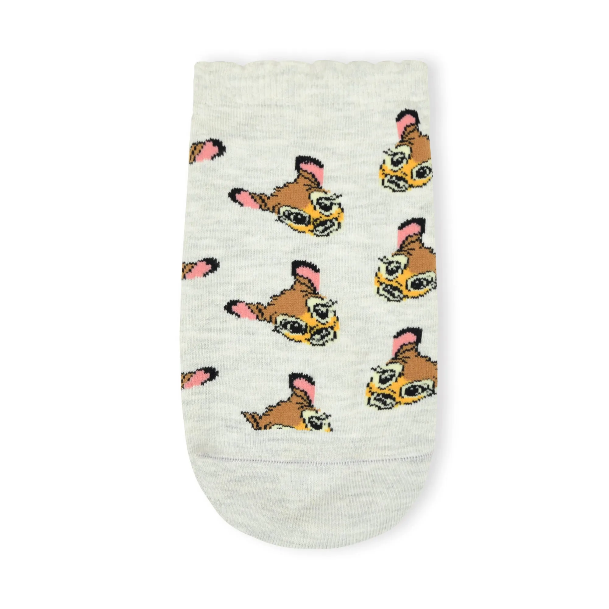 Balenzia X Disney Animals Printed Ankle Socks for Women | Pack of 3