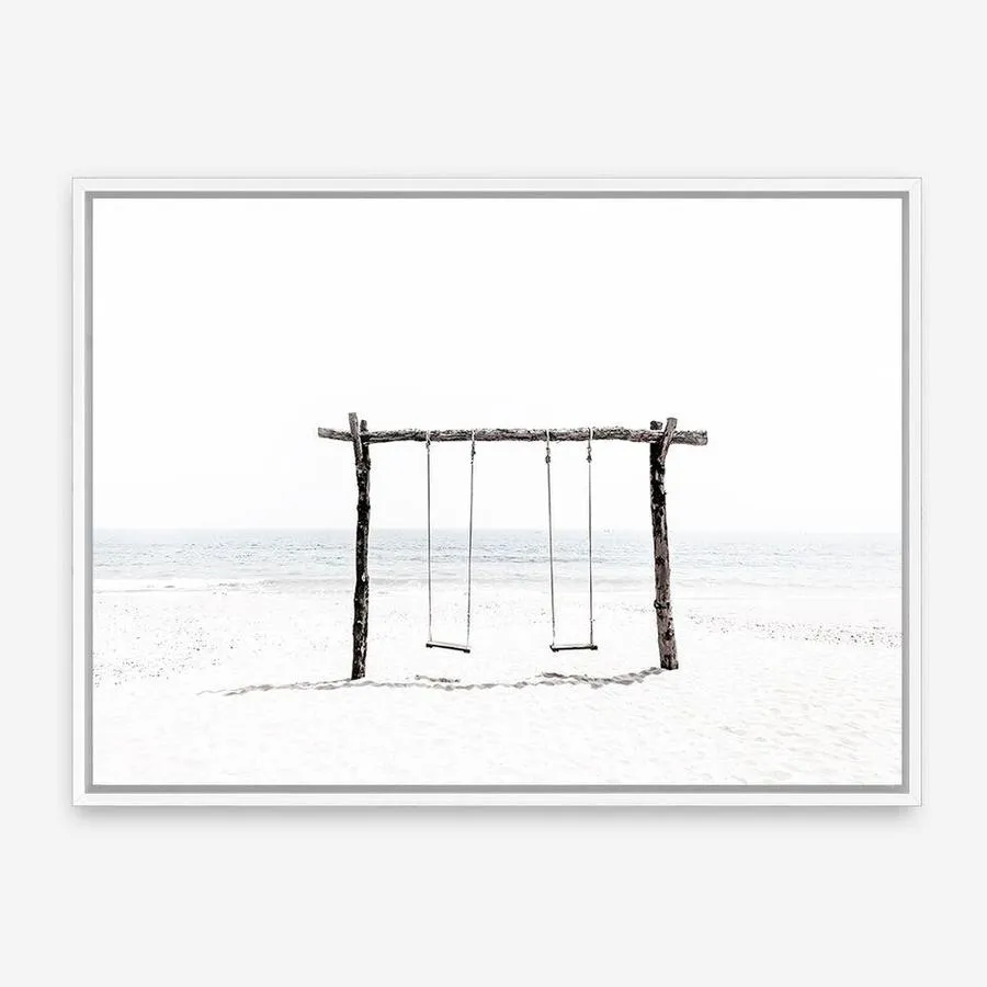 Beach Swing II Photo Canvas Print