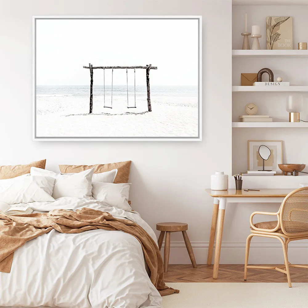 Beach Swing II Photo Canvas Print