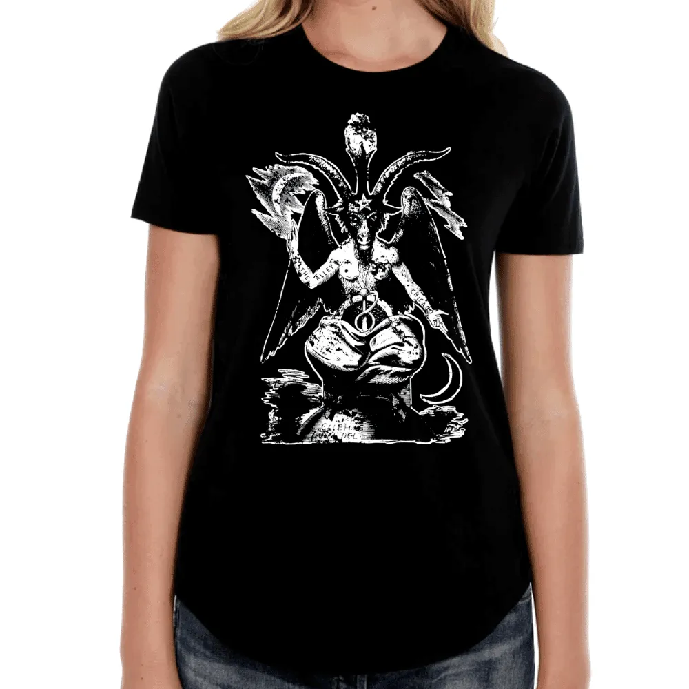 Big Baphomet Womens Tshirt