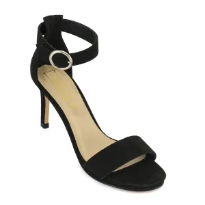 Black Low Heel Sandals