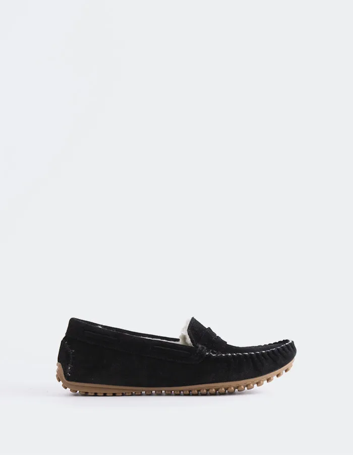 Bobble Black Suede