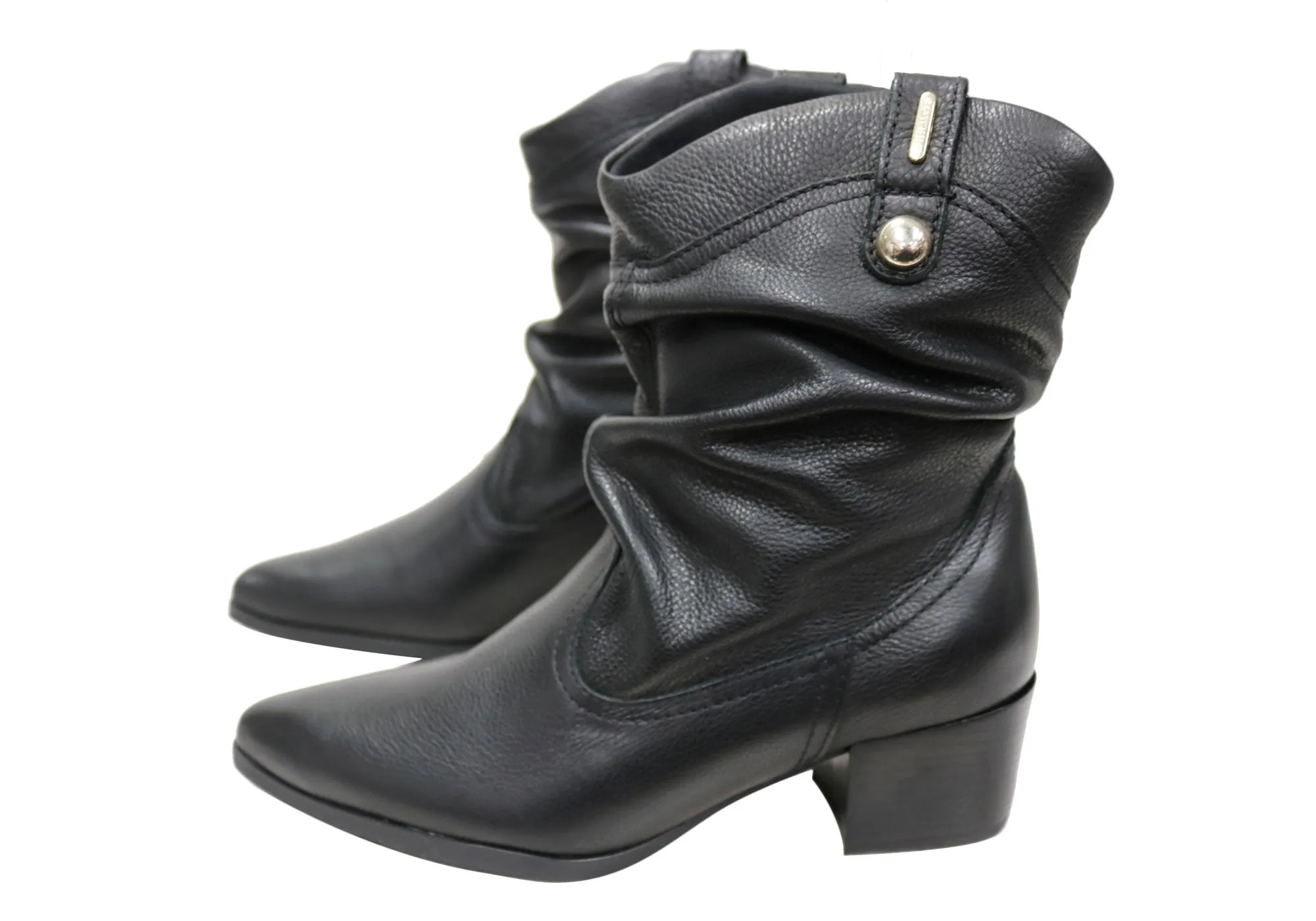 Bottero Brenda Womens Comfortable Leather Boots Made In Brazil