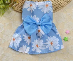 Breezy Blue Daisy Dog Dress