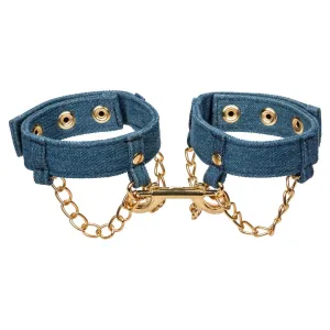 CalExotics Ride 'em Premium Denim Ankle Cuffs