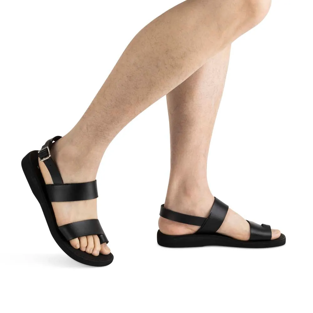 Carmel Vegan - Leather Alternative Sandal | Black