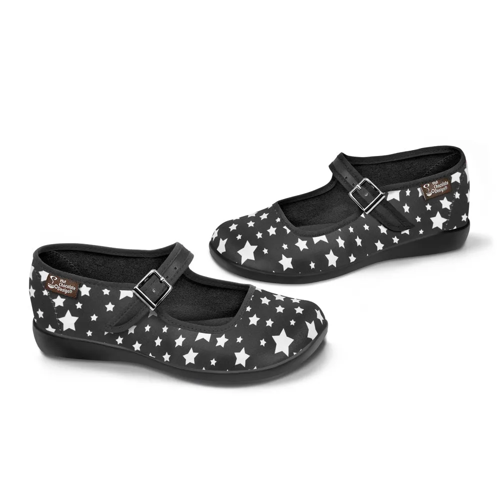 Chocolaticas® Constellation Women's Mary Jane Flat Shoes