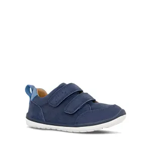 Clarks Toddlers Melvin Leather Sneaker Shoe Navy D Narrow Width