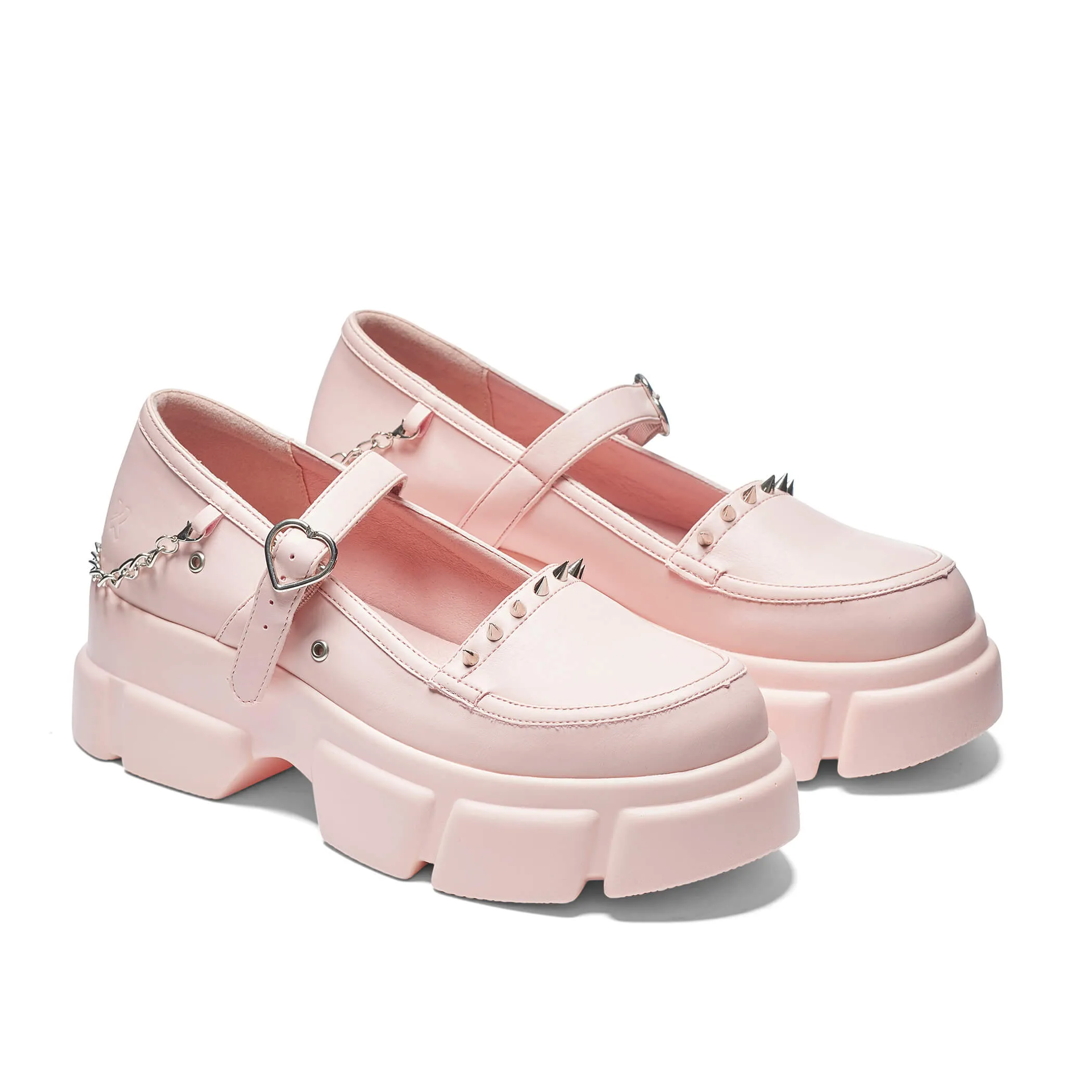 Cloud Mist Chunky Shoes - Baby Pink