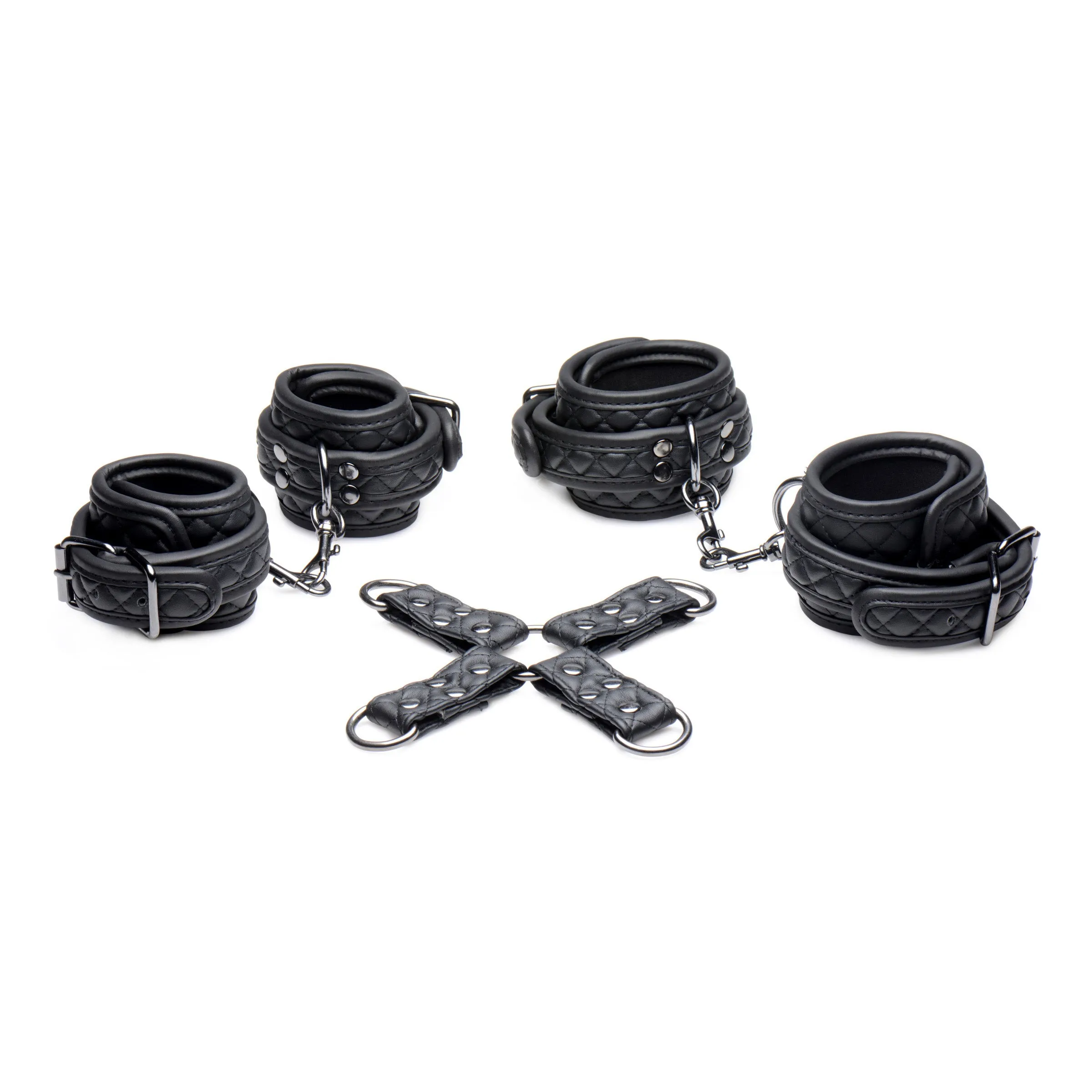 Concede Wrist & Ankle Restraint Set with Bonus Hog-Tie Adaptor