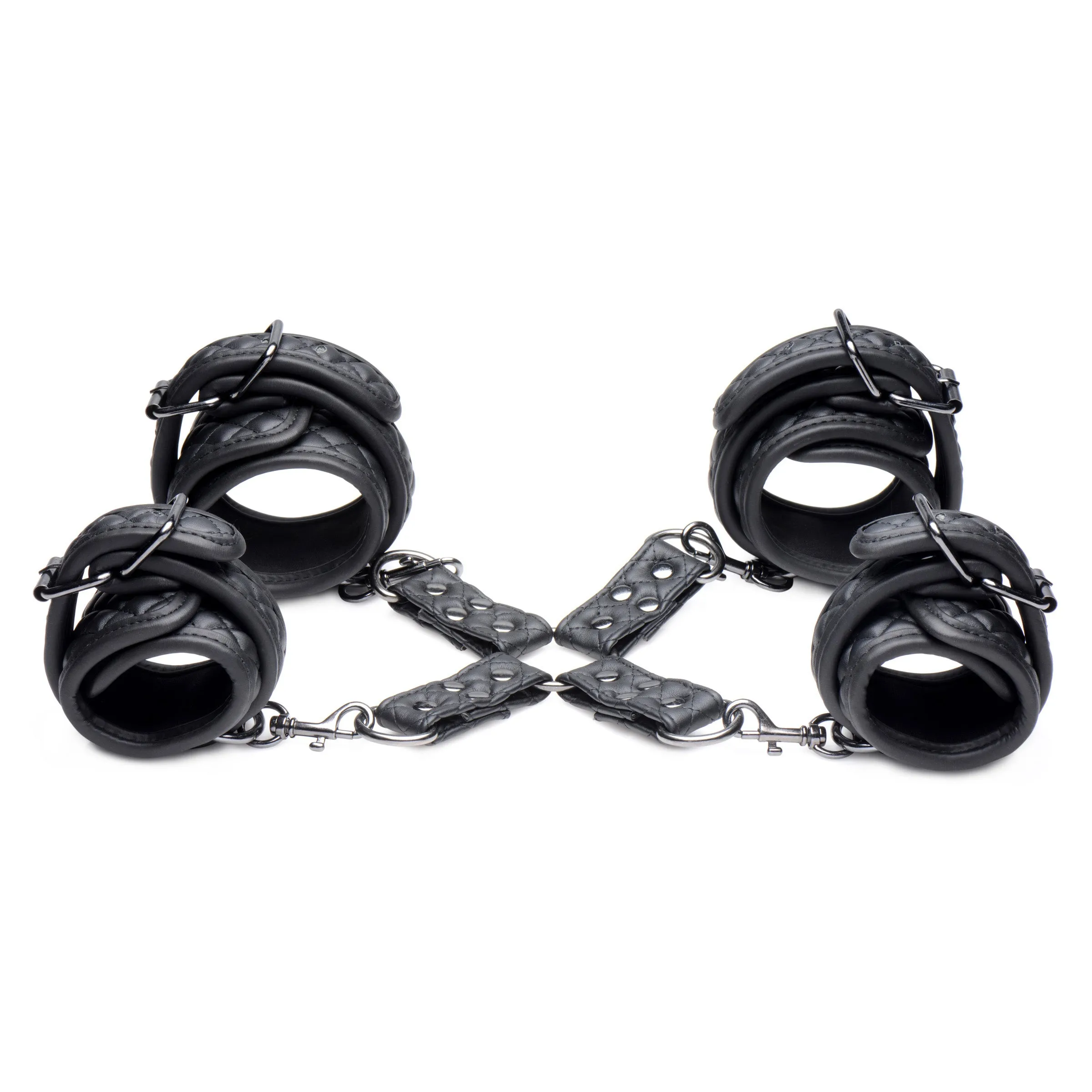 Concede Wrist & Ankle Restraint Set with Bonus Hog-Tie Adaptor