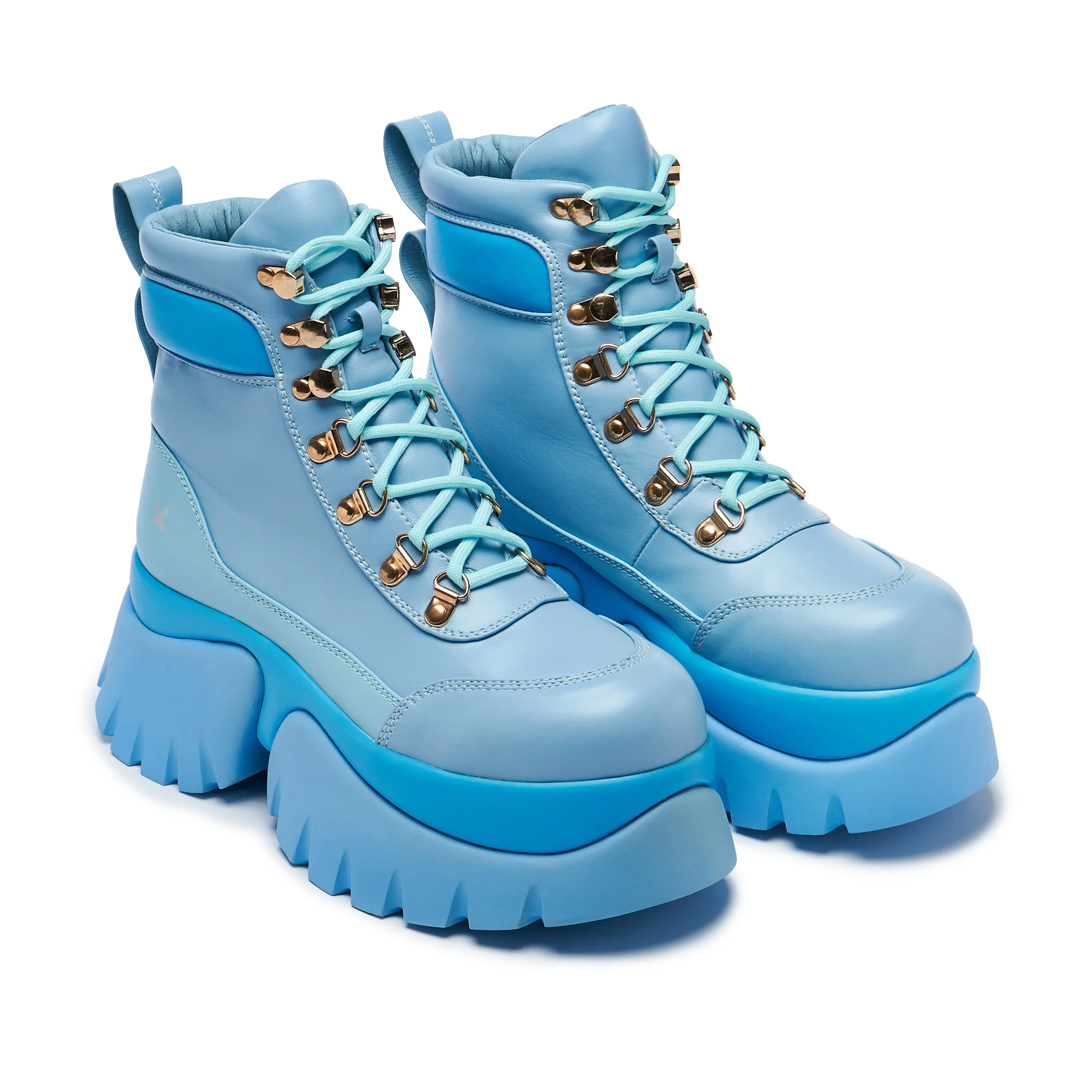 Crybaby Blue Vilun Platform Boots