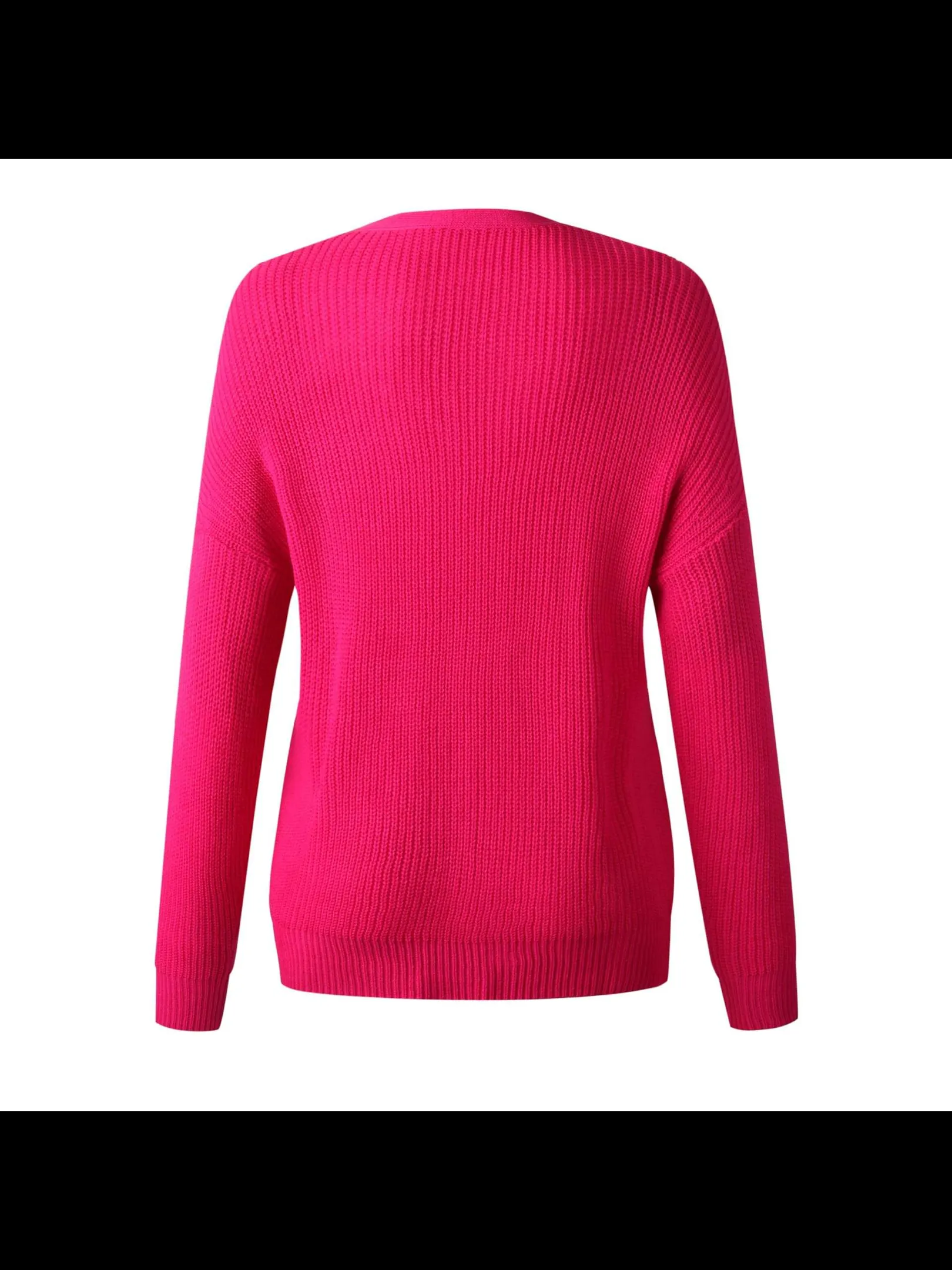 Cut.Neck Knitted Sweater - Assorted Colors.