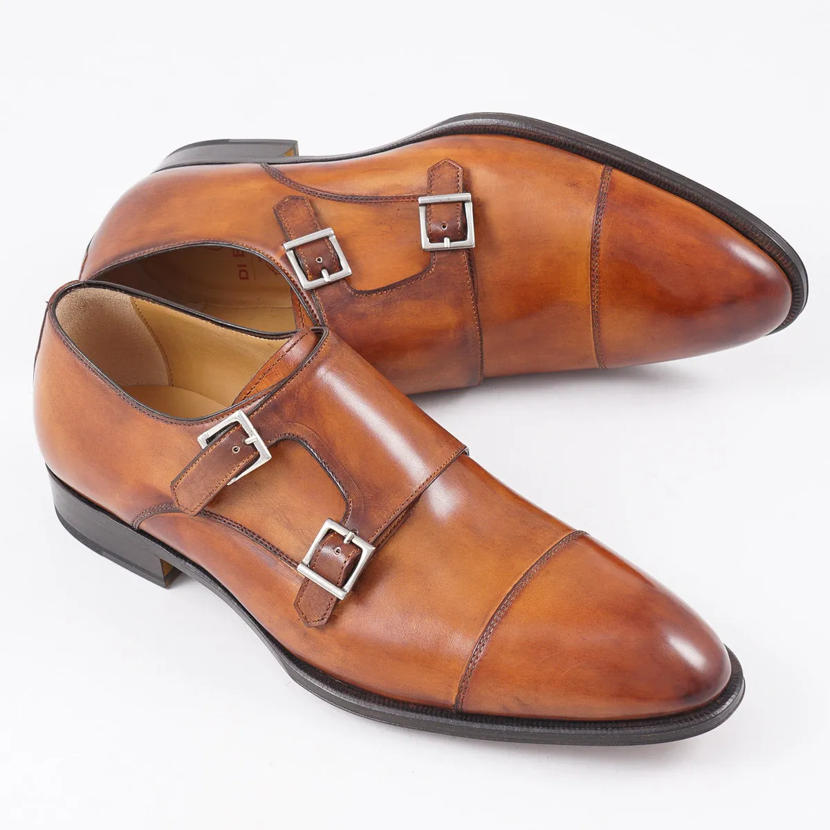 di Bianco 'Palermo' Leather Monk Strap