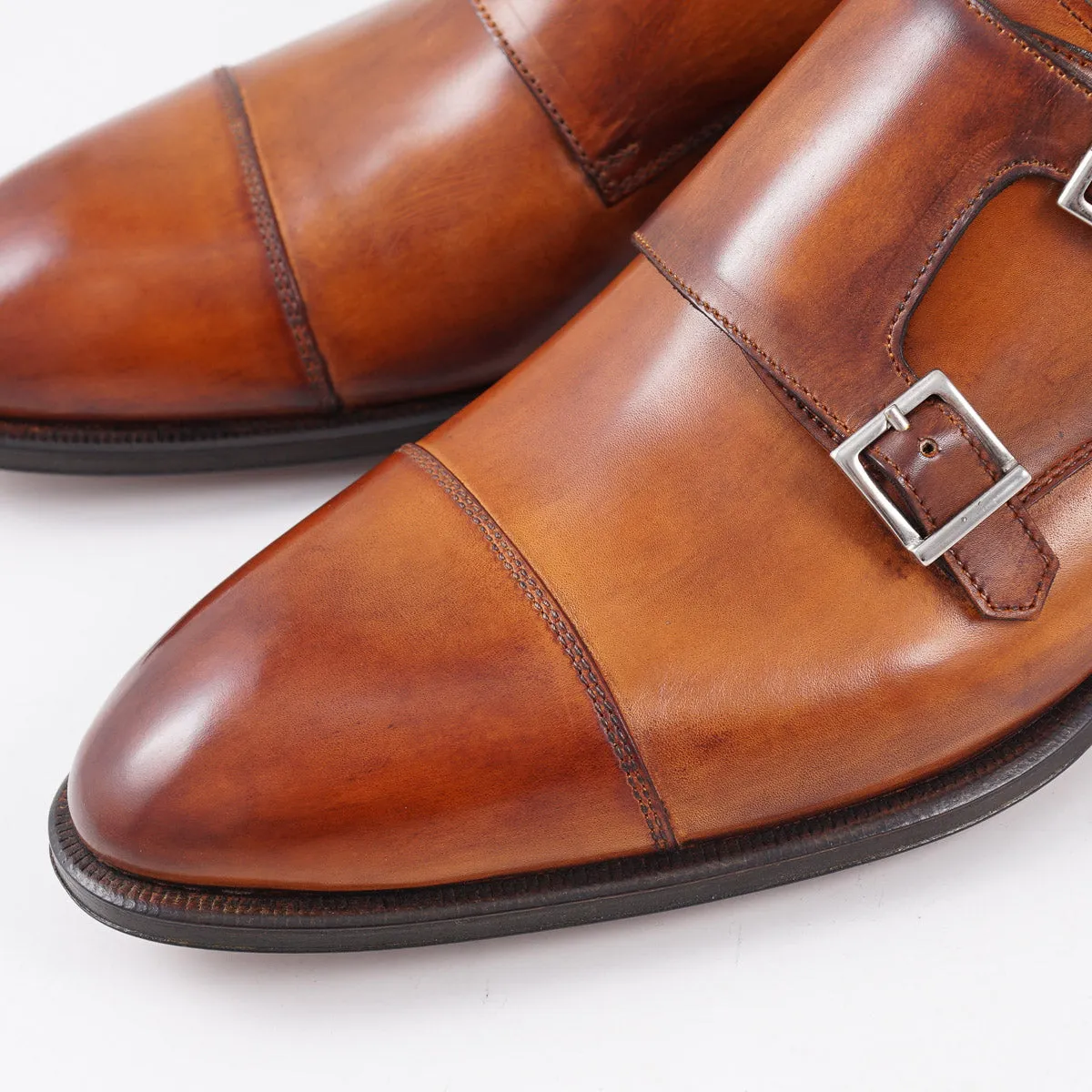 di Bianco 'Palermo' Leather Monk Strap