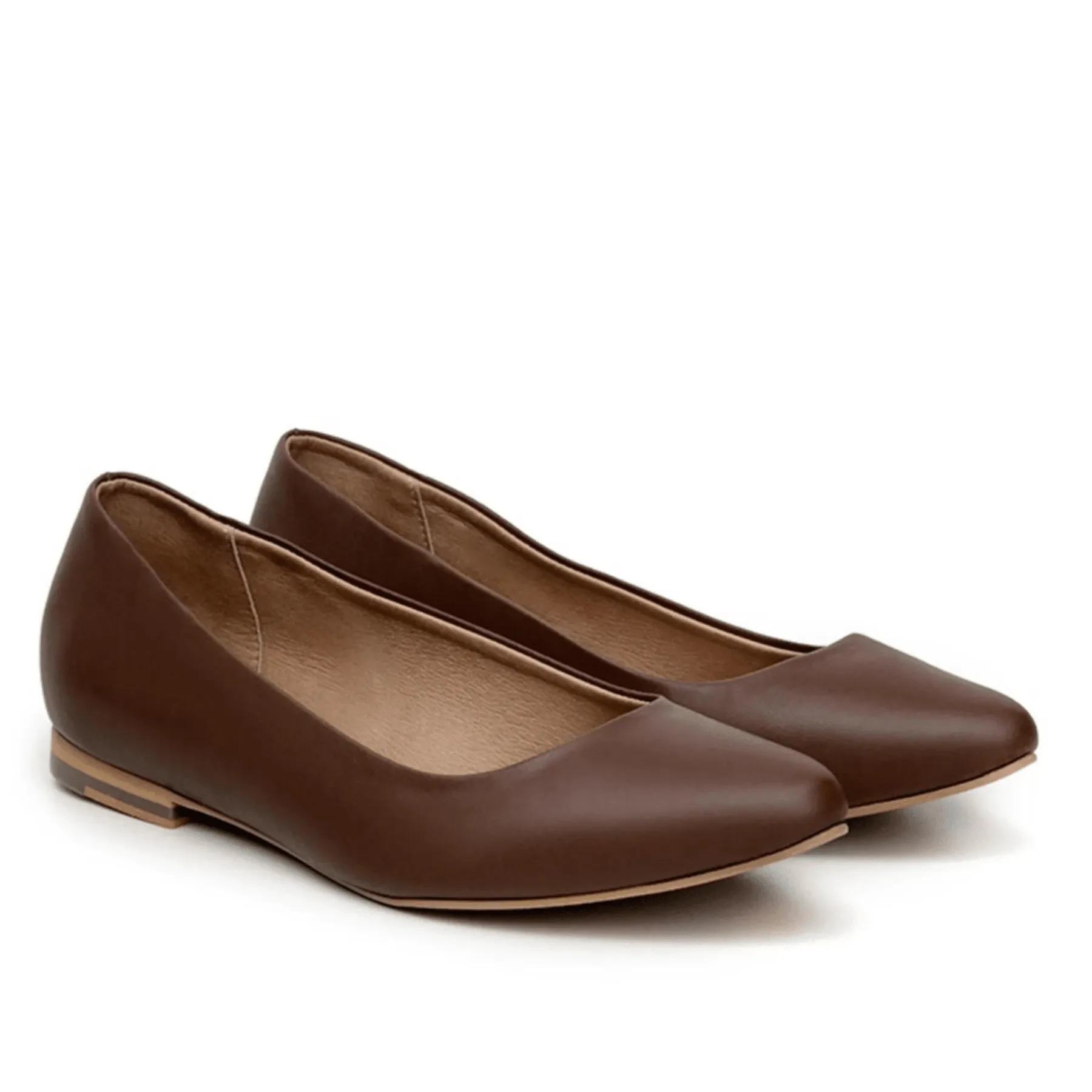 'Diana' Vegan Women's Flat by Ahimsa - Cognac