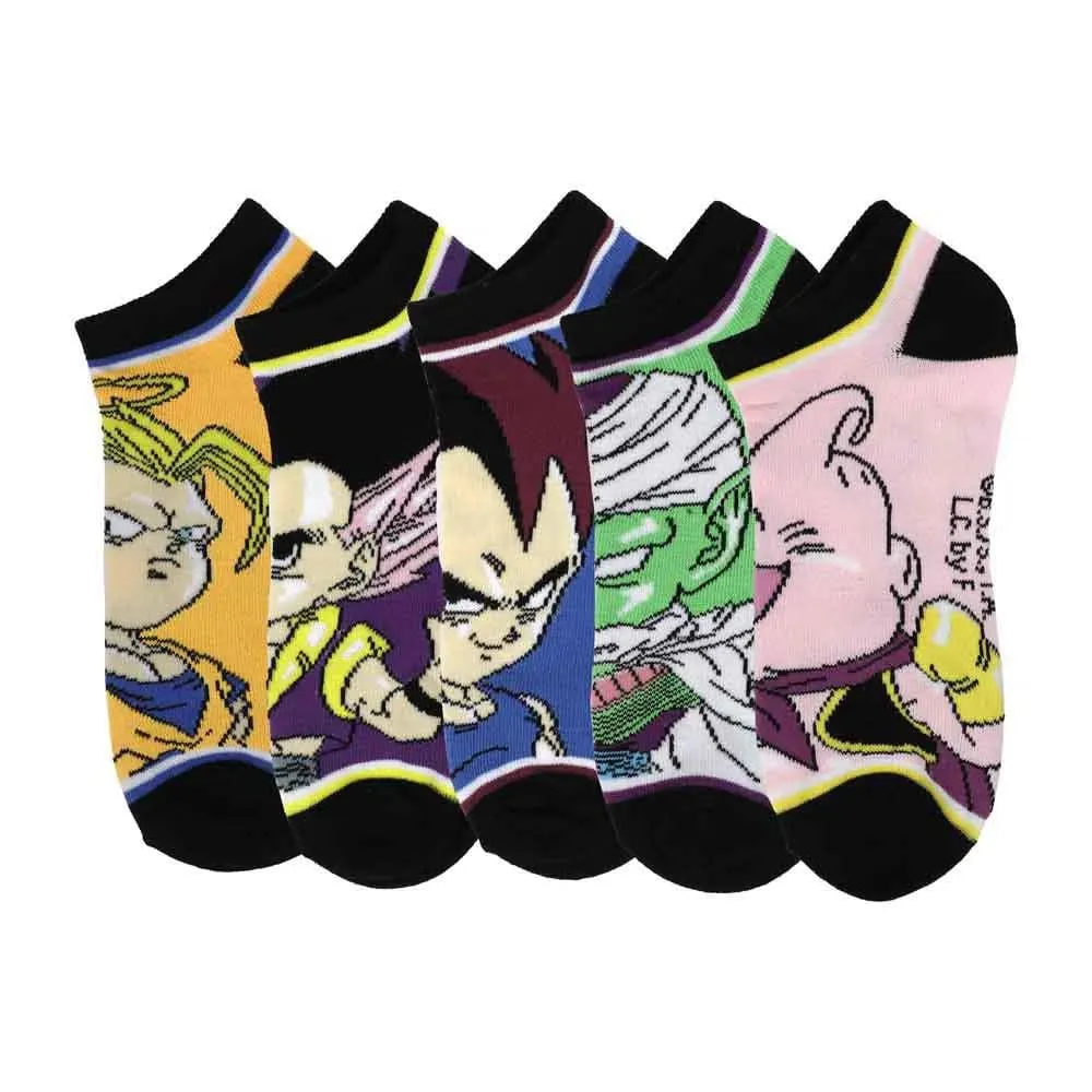 Dragon Ball Z - Chibi Characters Ankle Socks (5 Pairs) - Bioworld