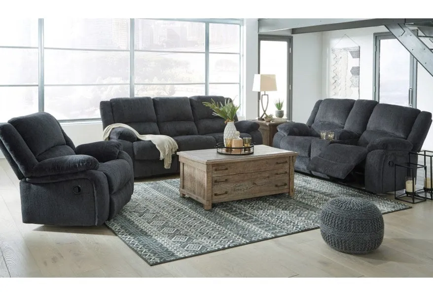 Draycoll Power Reclining Sofa and Power Reclining Loveseat