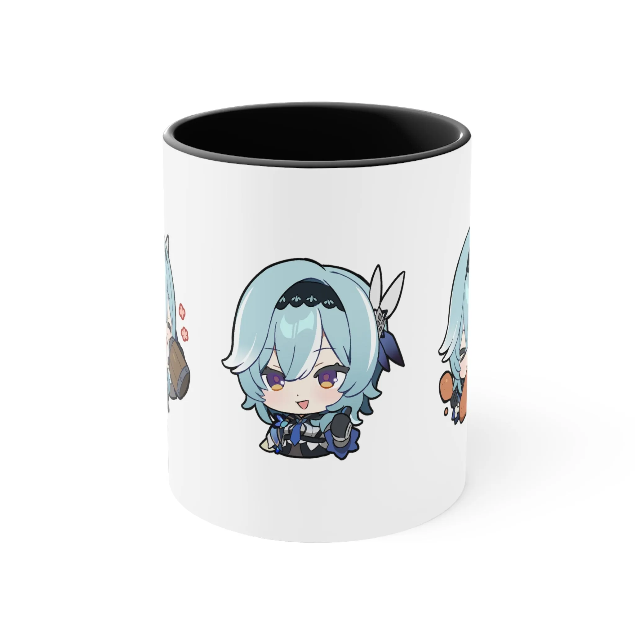 Eula Genshin Impact Accent Coffee Mug, 11oz Cups Mugs Cup Gift For Gamer Gifts Game Anime Fanart Fan Birthday Valentine's Christmas