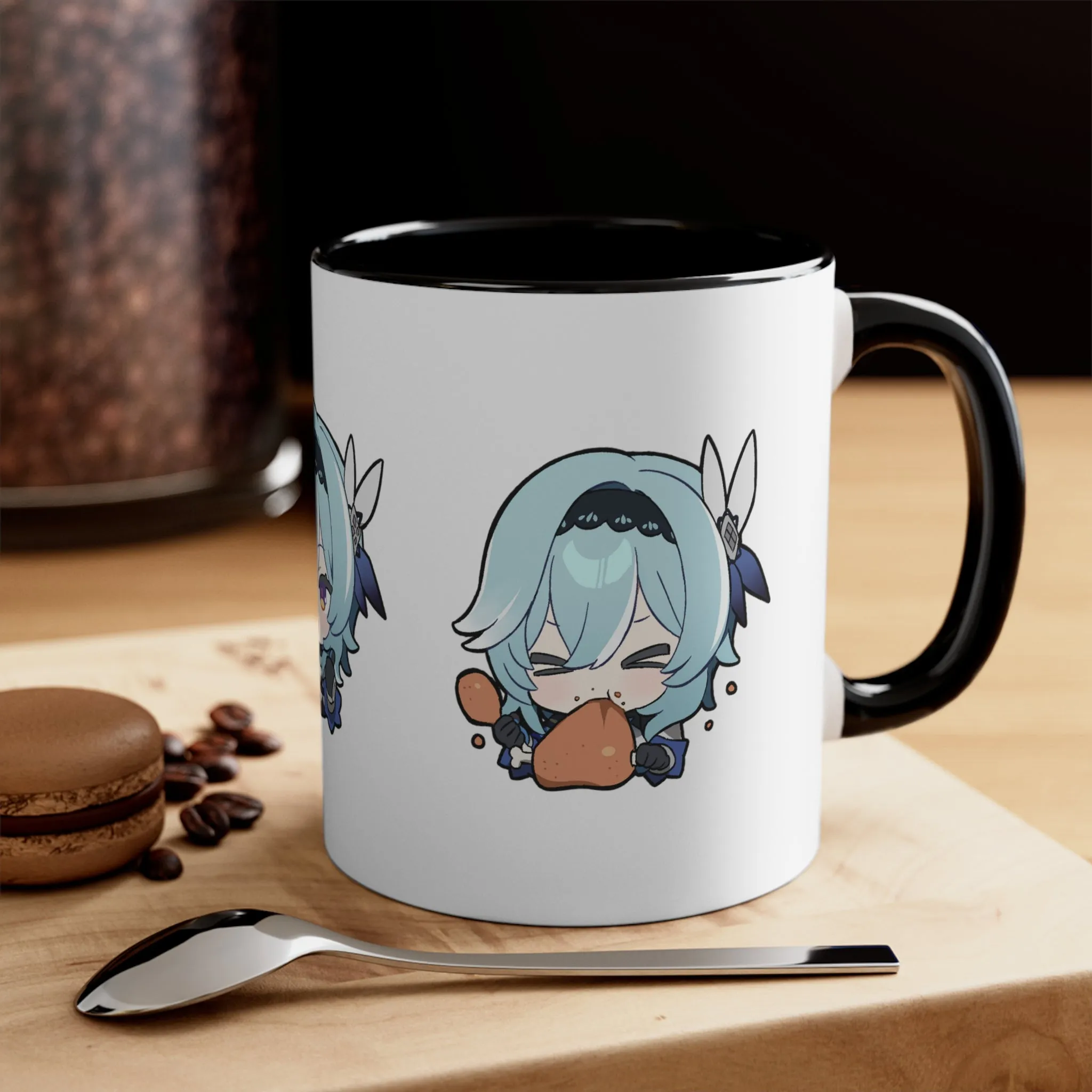 Eula Genshin Impact Accent Coffee Mug, 11oz Cups Mugs Cup Gift For Gamer Gifts Game Anime Fanart Fan Birthday Valentine's Christmas