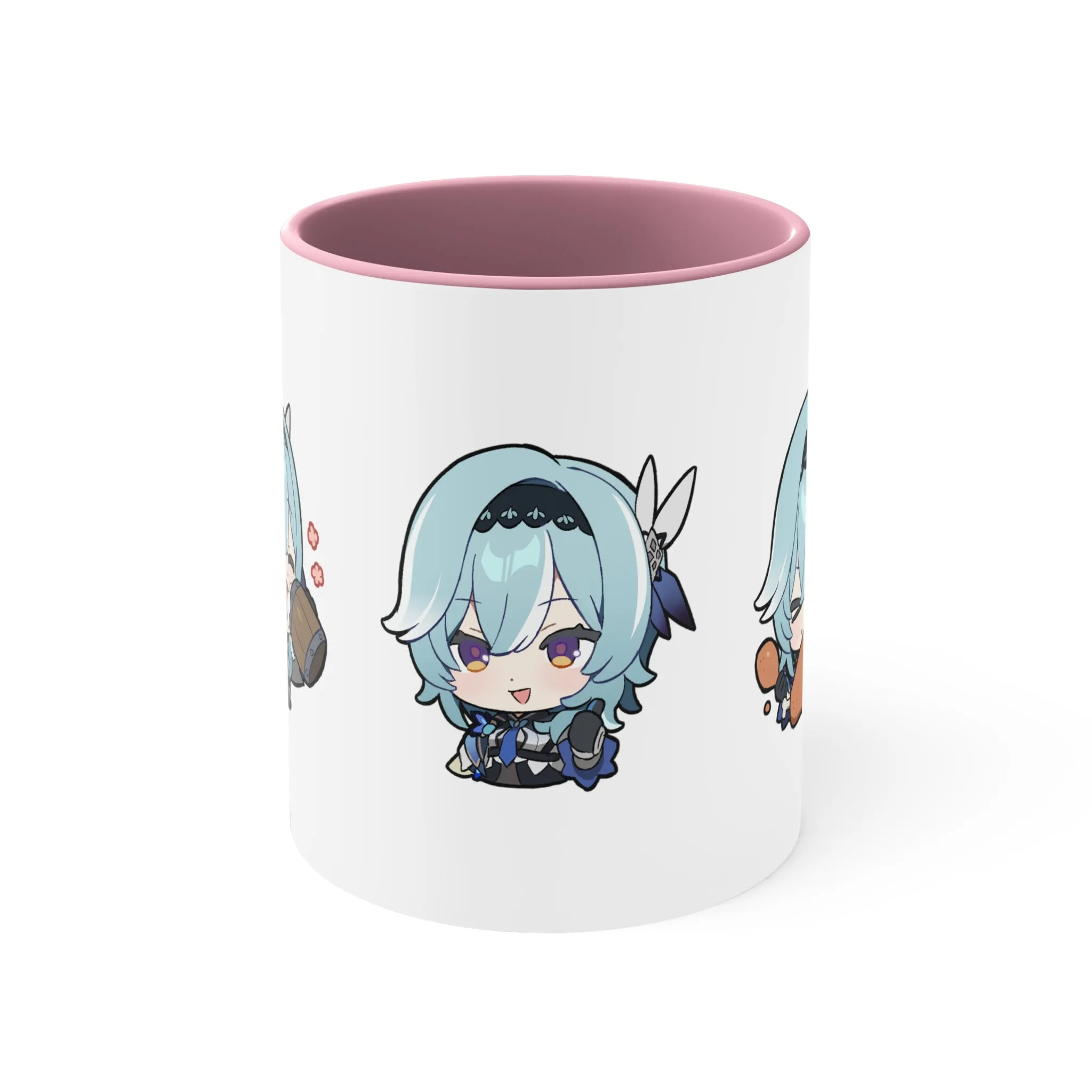 Eula Genshin Impact Accent Coffee Mug, 11oz Cups Mugs Cup Gift For Gamer Gifts Game Anime Fanart Fan Birthday Valentine's Christmas