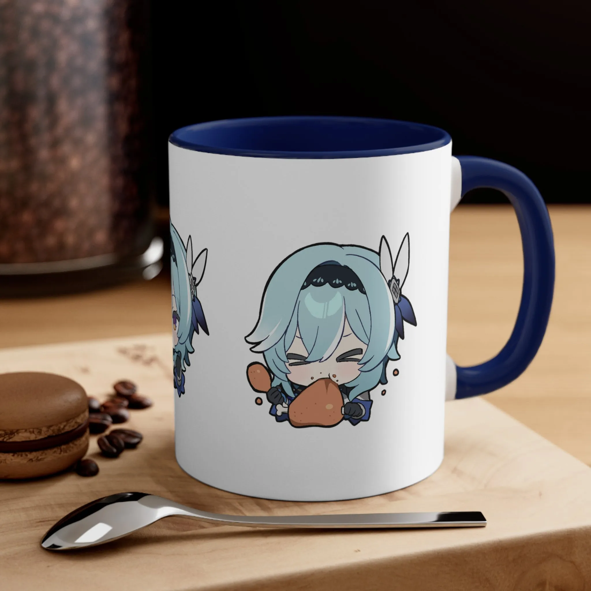 Eula Genshin Impact Accent Coffee Mug, 11oz Cups Mugs Cup Gift For Gamer Gifts Game Anime Fanart Fan Birthday Valentine's Christmas