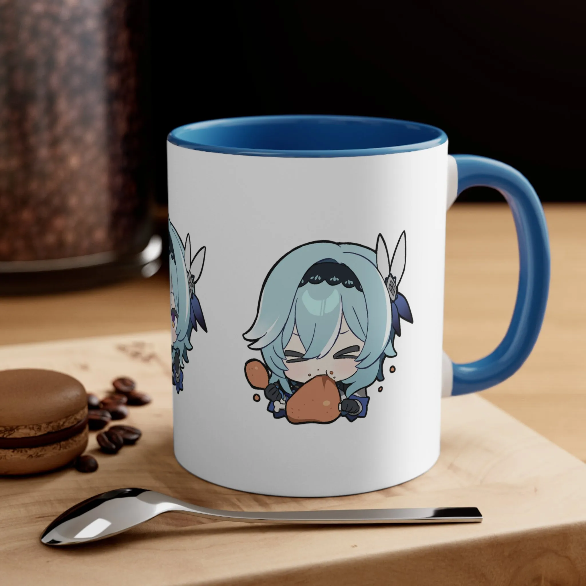 Eula Genshin Impact Accent Coffee Mug, 11oz Cups Mugs Cup Gift For Gamer Gifts Game Anime Fanart Fan Birthday Valentine's Christmas