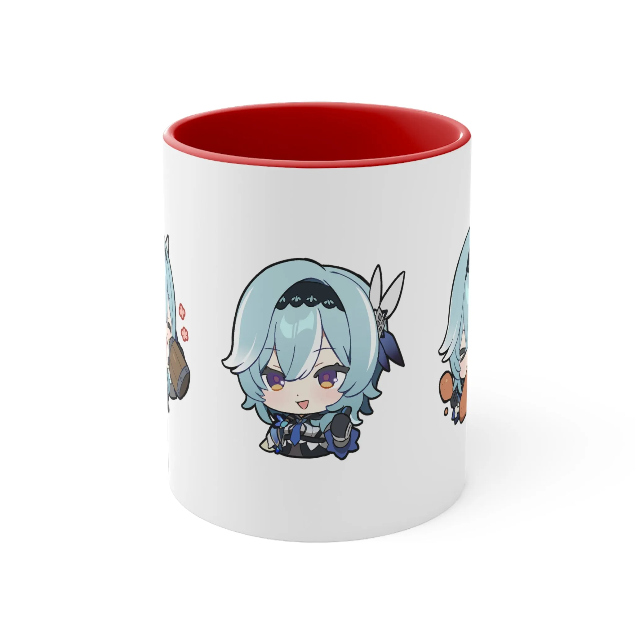 Eula Genshin Impact Accent Coffee Mug, 11oz Cups Mugs Cup Gift For Gamer Gifts Game Anime Fanart Fan Birthday Valentine's Christmas