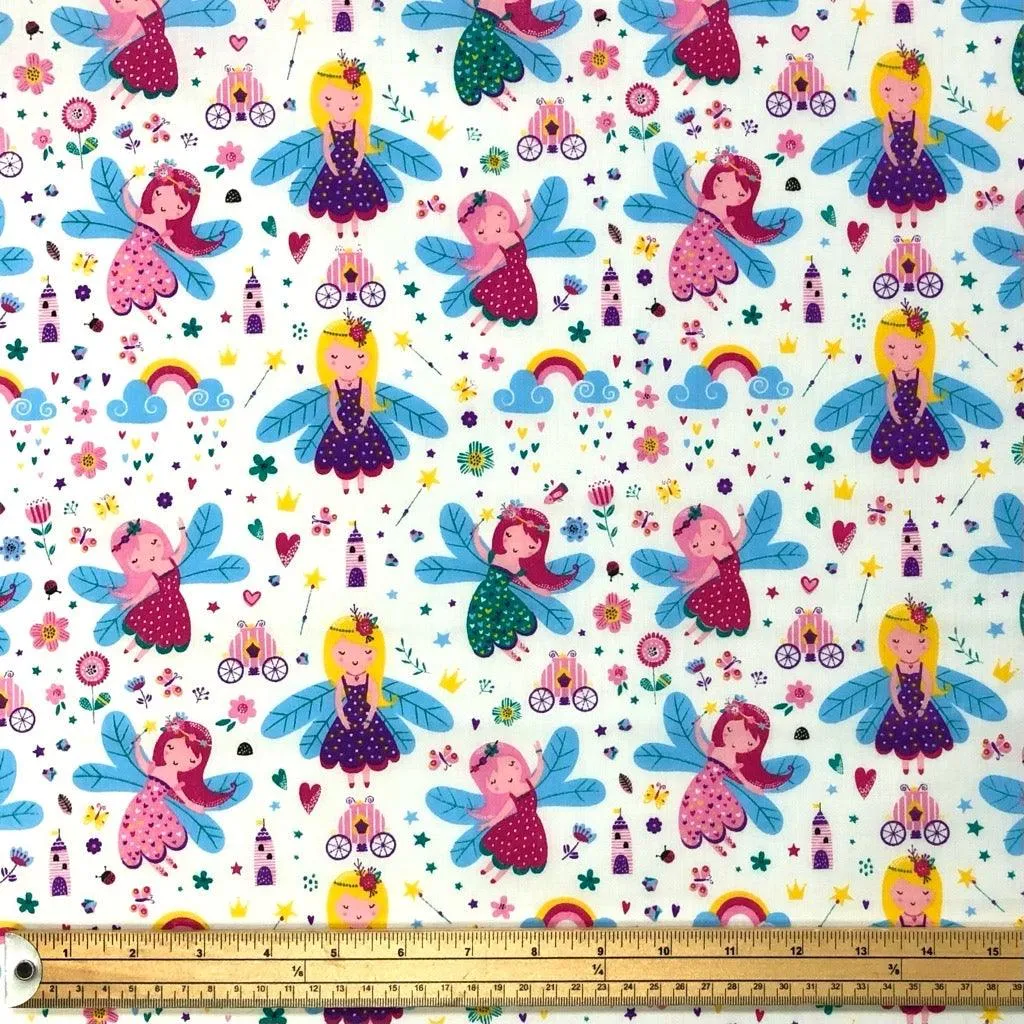 Fairy World Polycotton Fabric