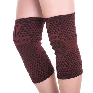 Far Infrared Tourmaline Knee Support - Red